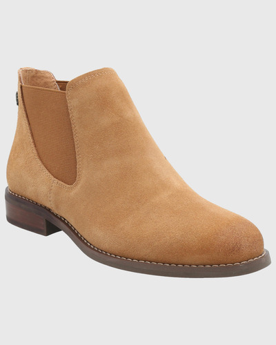 Botin Cuero Mujer Clifton Café Hush Puppies