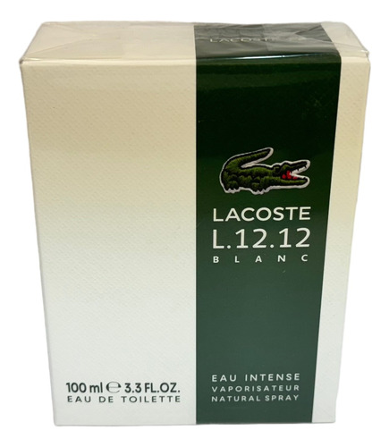 Lacoste L.12.12 Blanc Intense Edt 100 Ml