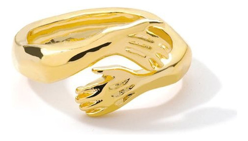 Anillo Abrazo Dorado