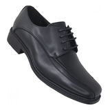 Zapato Formal De Vestir Con Cordon Adulto 3221 Negro