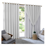 Cortina Sala Quarto Corta Luz 100% Blackout 2,80x2,30 Cores