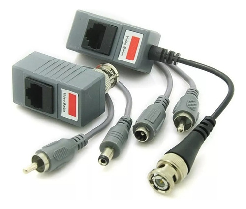 Balun Pasivo A Utp Rj45 Audio + Video + Alimentacion -