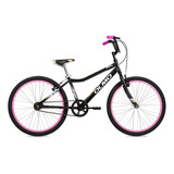 Mountain Bike Infantil Olmo Infantiles Mint  2020 R24 Frenos V-brakes Color Negro/rosa  