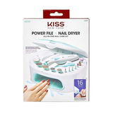 Taladro Para Uñas Kiss Power File X Secador De Uñas, Kit D