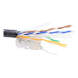 Cable Ethernet Sólido (stp) Cat6 De 250 Pies Micro Conectore