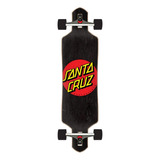 Santa Cruz Classic Dot Drop Thru Cruiser - Patineta, 9 X 36