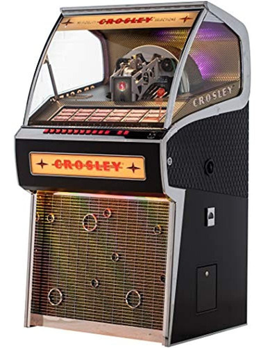 Crosley Rocket 45 jukebox De Vinilo Color Negro §