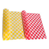 Combo Papel Parafinado Hamburguesas Rojo + Amarillo X 100un