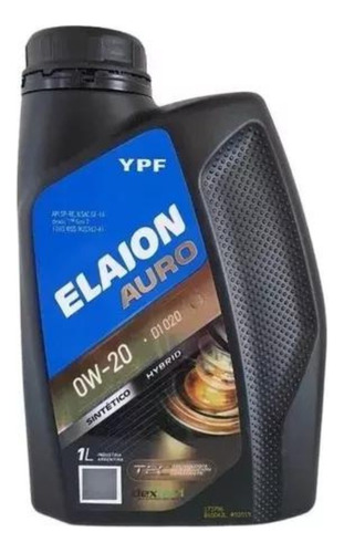 Aceite Motor Elaion F50 Auro Plus 0w20 1l