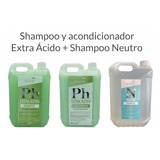 Shampoo-acondicionador Extra Ácido + Shampoo Neutro Maggie