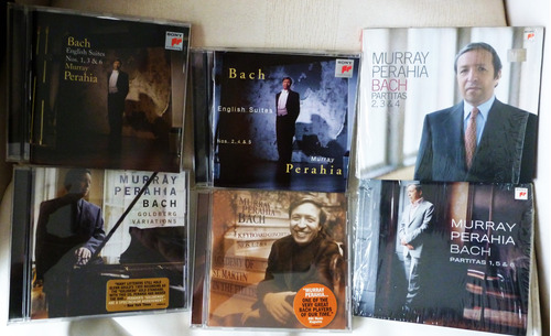 Cd Bach Murray Perahia Piano Lote De 6 Cds Sony  (ee)