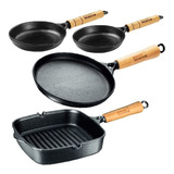 Frigideira Cook Grill + Tapioqueira + 2 Frigideira Para Ovos