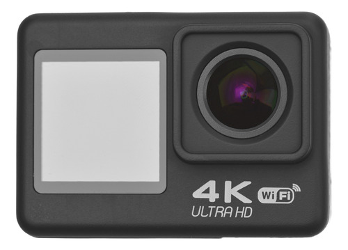 Cámara Deportiva Negra 4k 60 Fps Con Control Remoto Wifi