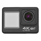 Cámara Deportiva Negra 4k 60 Fps Con Control Remoto Wifi