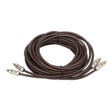 Cable Rca De 5 M Para Coche, 2 Machos A 2 Machos, Caucho De