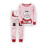 Pijama Para Niña De Mamá Noel Navidad