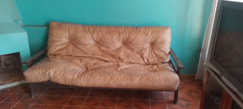 Futon De 3 Cuerpos De 1.9x1.5x0.76 Usado Buen Estado