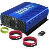 Kinverch Inversor De Corriente 3000w Dc 12v A 110v Ca Y Usb