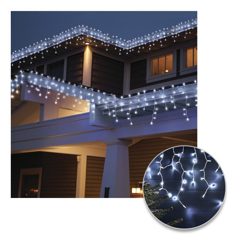 Cortina Led Intercalada 6 Metros 200 Led Navidad Rf 200 L-tc