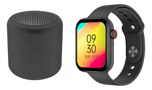 Smartwatch Reloj Fk78 Control Llamadas Wtp + Parlante Mini