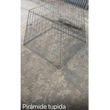 Jaula Tipo Pirámide Tupida .75cm Mixta 4 Piezas