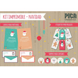 Kit Imprimible Navidad, Papa Noel, Deco Navidad, Candy