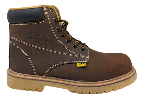 Botas De Trabajo Pma Uso Industrial Obrero Crazy Oro Hombre