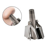 Rasuradora Manual Acero Inox Para Vello De Nariz Con Estuche