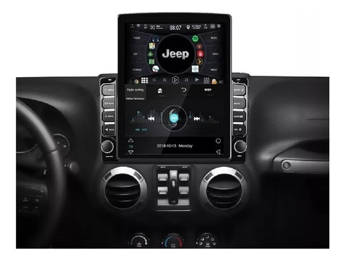 Estéreo De Pantalla Tesla Android Para Jeep Wrangler Jk 2015