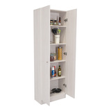 Mueble Alacena Multiusos 180 X 60 Rta Color Niebla