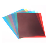 Placa De Color Para Iluminación De Color Transparente (rojo)