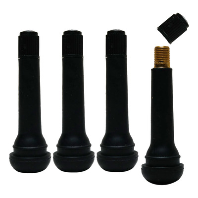 Valvula Para Rin Tr-418 Larga Para Rines Con Polvera (4 Pzs)