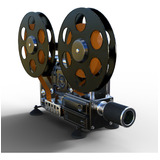 Proyector Film Antiguo - Archivo Stl Para Impresión 3d