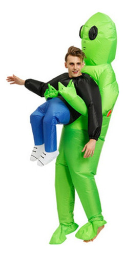 Traje Inflable De Crazy Alien Para Adultos, Con Bomba