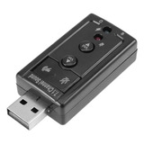 Tarjeta De Sonido Usb 7.1 Adaptador De Sonido Para Audio