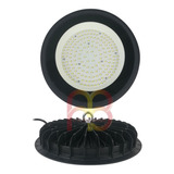 Campana Indrustrial Reflector Galponero Led Ufo 100w Color De La Carcasa Negro Color De La Luz Blanco Frío 220v