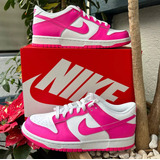 Nike Dunk Low Laser Fiusha - Talla: 24mx Y 24.5mx - Original