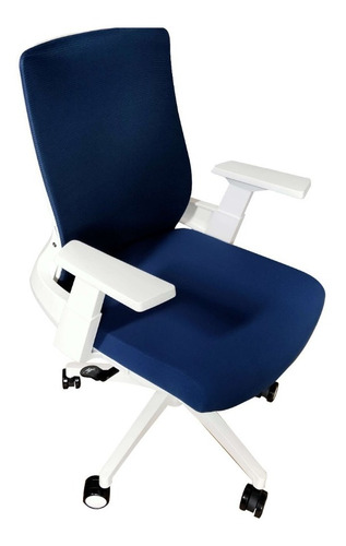 Silla Ejecutiva Chloe Blanco + Azul