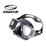 Máscara De Mergulho Pesca-sub Seasub Panorâmica Em Silicone