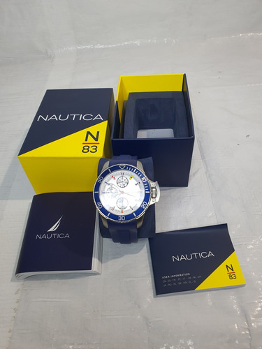 Reloj De Caballero Nautica Perfecto Estado Sin Detalles