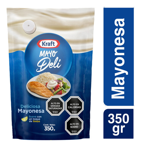 Mayonesa Kraft Mayodeli Doy Pack 350 G