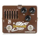 Pedal De Efectos De Bajo Caline Dcp-10 Steller Con Compresor