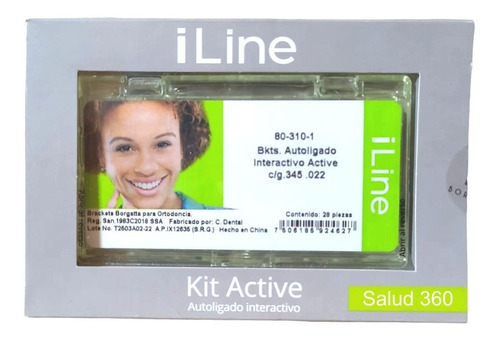 Bracket Kit Autoligado Interactivo Active.022 Iline Borgatta