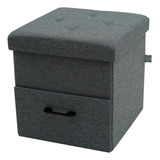 Cubo Taburete Organizador Plegable Liviano Cómodo 40*40*40cm