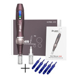 Caneta Dermapen A10 Dr.pen Microagulhamento  Bateria Qr Code