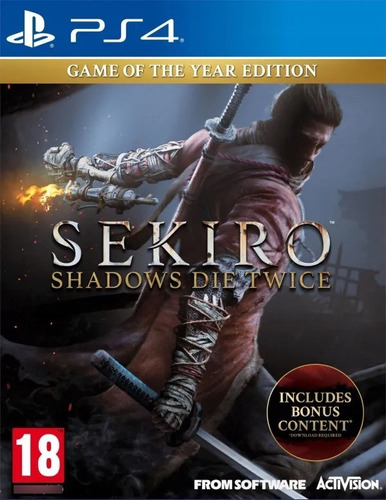 Sekiro: Shadows Die Twice Game Of Year Edition  Ps4 Fisico