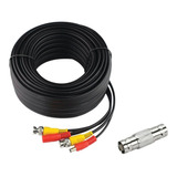 Cable Coaxial Armado Para Cámaras Con Unión,  18mts 