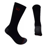 Calceta Wilson 20 Pares Para Niño Negro Talla Grande B2158