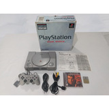 Playstation 9001 Bloqueado Com Caixa, Manual E Memory Card