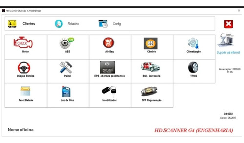 Scanner Automotivo Profissional Obd Hd-scanner/g4 Planatc